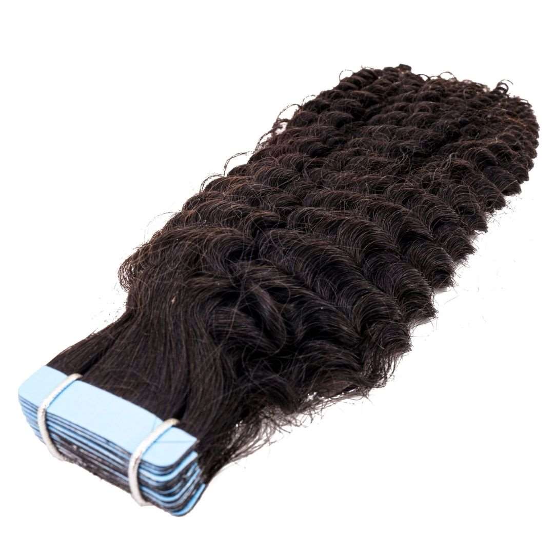 Afro Kinky Curly Tape-In Extensions - Slayed by Meme