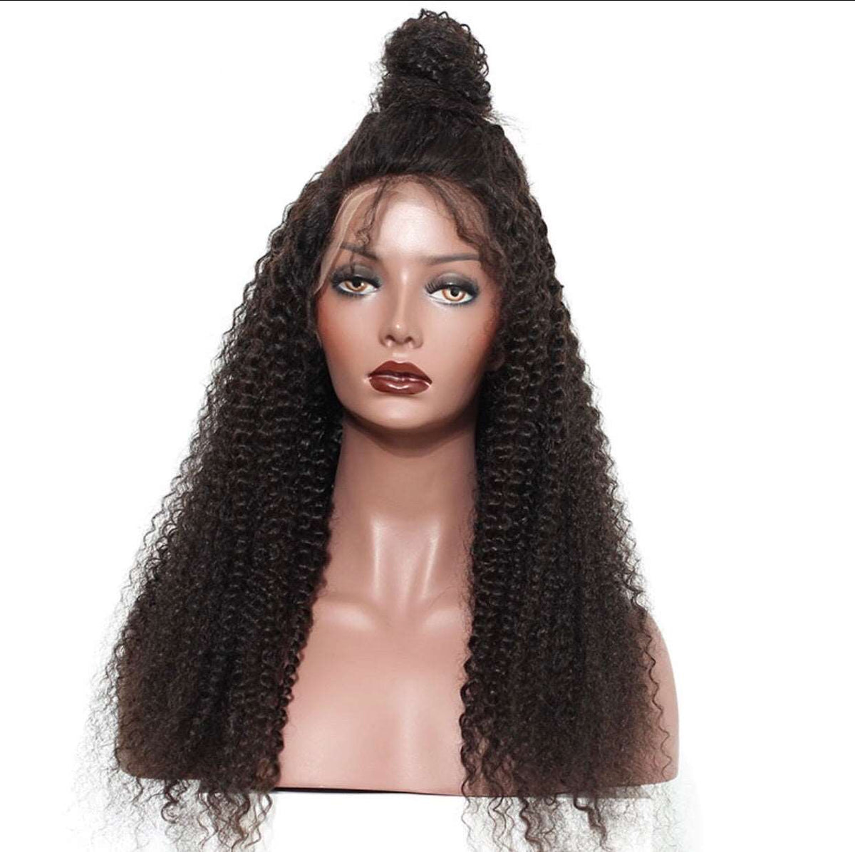 Afro kiny curly lace front wig - Slayed by Meme