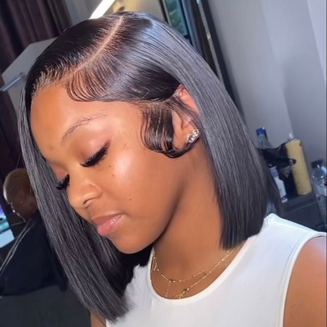 HD lace bob wig - Slayed by Meme